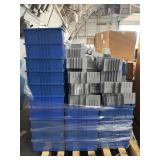 Plastic Stacking Bins and Dividers - bins are
