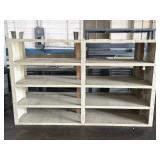 (2) Wood Shelves 98' x 17' x 60'- breaking