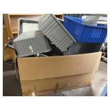 Plastic Bins, Worklights, and More - cardboard