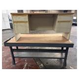 Workbench and Desk 73' x 30' x 34'