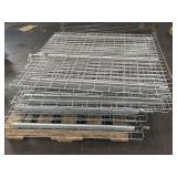Metal Shelving Panels 4' x 4'