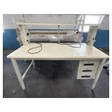 Arlink Metal Workbench with Outlets 72' x 35' x