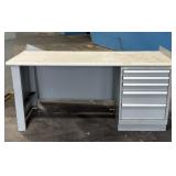 Workbench 72' x 30' x 33' - Metal back piece is