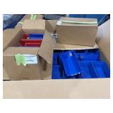 MASSIVE Box of Plastic Stacking Bins and (3)