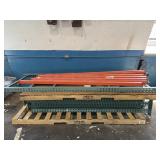 Pallet Shelving - (4) uprights 124' x 42'