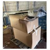 Shelving and Hardware - box is marked 36' x