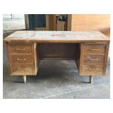 Vintage MCM-Style Desk 60' x 30' x 29'- top is