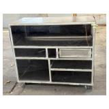 Metal Cart with Plastic Side Panels 47' x 24' x