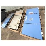 (3) Heavy Metal Doors 38.5' x 86'  and 35.5' x