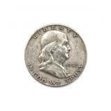 1952-D Franklin Half Dollar
