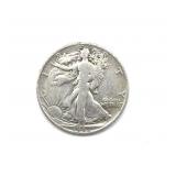 1942-S Walking Liberty Half Dollar