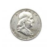 1958-D Franklin Half Dollar