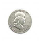 1951-S Franklin Half Dollar