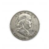 1951-D Franklin Half Dollar