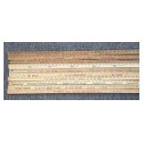 (10) Advertising Yard Sticks