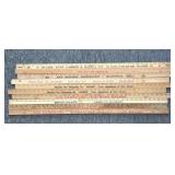 (10) Advertising Yard Sticks
