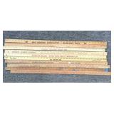(10) Advertising Yard Sticks