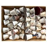 Ceramic, Plastic, and Wood Bells- dirty and