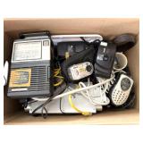 Router, Surge Protector, Walkie Talkies, Camera.