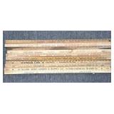 (10) Advertising Yard Sticks