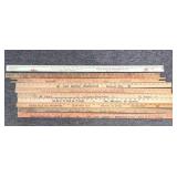 (10) Advertising Yard Sticks