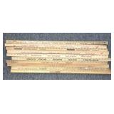 (10) Advertising Yard Sticks
