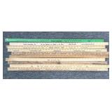 (10) Advertising Yard Sticks