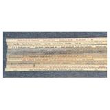 (10) Advertising Yard Sticks