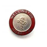 Sterling' Marked Wellington Hospital Pin 1'-