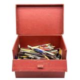 Vintage Advertising Pens and Pencils - box is