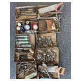 Hammers, Grease Tubes, Saws, Bits, and More