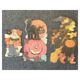 Vintage Halloween Die Cuts 24' and Smaller