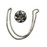 Sterling' and 925' Marked Necklace and Brooch