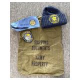 Vintage Cowley County Sheriff Hat (hole noted),