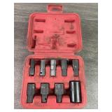 8-PC. 1/2' Drive Metric Hex Insert & Driver Set