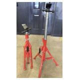 (2) Vevor Folding Pipe Stand 23'-52ï¿½