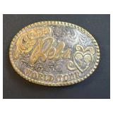 Reba World Tour Belt Buckle