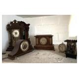 Mantle & Gingerbread Clocks(LOCATED IN BASEMENT)