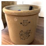5 Gallon Western Stoneware Crock