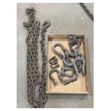 5/16 Chain, 2 Hooks & Clevis