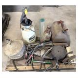 Grinder (needs brushes) Sprayer, Fuel
