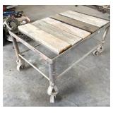 Rolling Table, 40"x25"x22ï¿½