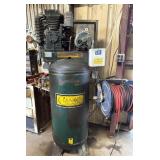 Upright Air Compressor, 80 Gal. 22 Amo 220V Motor