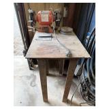 Bench Grinder & Steel Table 18"x24"x32"