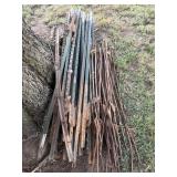 (24) T Posts, (12) Hot Wire Posts