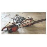 (2) Homelite Chainsaws, Extra Chains & Bars
