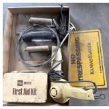Trowels, Heat-gun, Sign & More