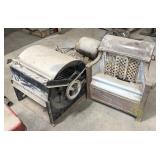 Antique Gas Heater, Squirrel Cage Fan & Motor