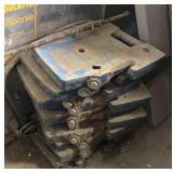 (10) 100 Pound Ford / New Holland Tractor Weights