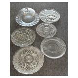 Glass Serving Platters and Lid - 14" and